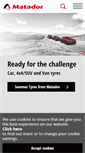 Mobile Screenshot of matador-tyres.co.uk